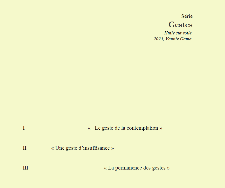 Sentidos (Senses) and Gestes (Gestures) : from the last to the first creations between South and North America | Retrospective 2025, 8/8